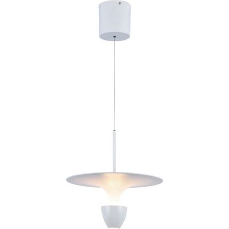 V-TAC VT-7832 Lampadario LED 9W altezza regolabile design Moderno 173Cm colore Bianco luce 3000K - 23102 (1/5)