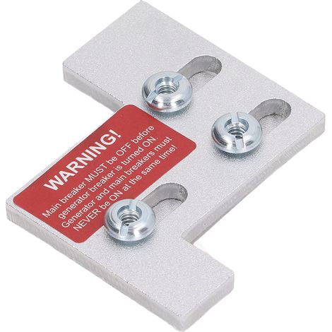 Kit de verrouillage de générateur Compatible avec le panneau General Electric CE 150 ou 200 Amp, espacement de 1 1/4 pouces (1/5)