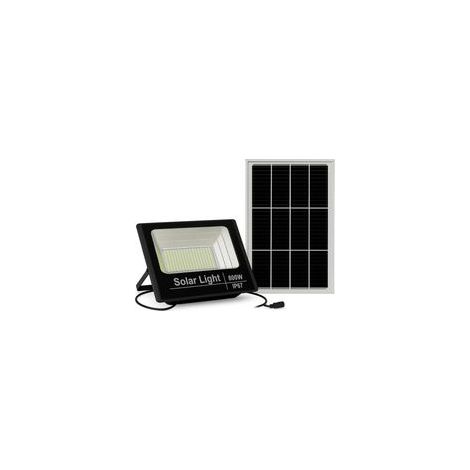 Projecteur Solaire étanche De 800w Avec Panneau Photovoltaïque Et Télécommande