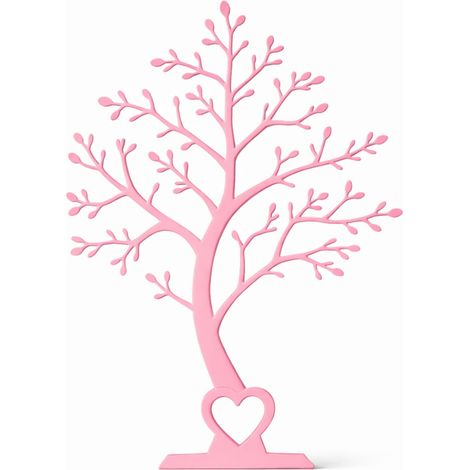 Una decoración minimalista en forma de árbol rosa. (1/3)