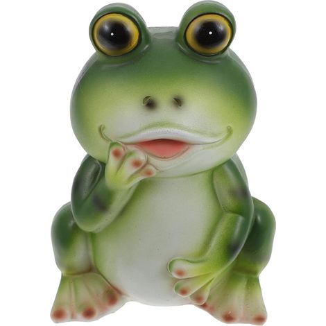 Ornements d'animaux Lumineux Étang Lumière De Statue Solaire De Plein Air Nains Chien en Plein Air Abeille Dragon Figurine Lapin Lampe D'extérieur Fourniture Ménagère Résine Green (1/5)