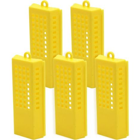 Kit d’Élevage Apicole avec 14 Cages à Reine Jaune pour Éleveurs d’Abeilles – Utilisation Optimale en Reproduction (1/5)