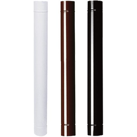 TUBO SMALTATO STUFA LEGNA CM 100 DA ø 13 MARRONE DF 701444 (1/3)