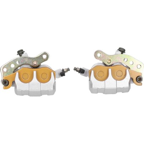 Left and Right Brake Calipers for Bayou 300 400 KLF300 KLF 400 Brute Force 650 750 KVF750 KRF750 Teryx 750 High-Quality Aluminum Alloy Front Brake Calipers (1/5)