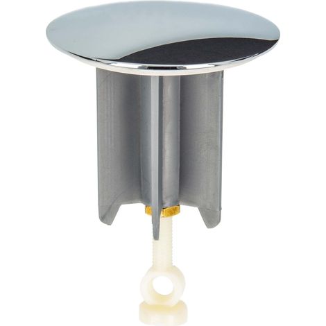 tecuro Universal Exzenterstopfen Ø 64 mm hochglanzverchromt, Ablaufstopfen Einsatz für Ablauf