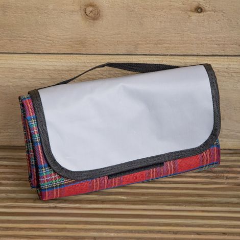 1.50m x 1.15m Waterproof Patterned Picnic Blanket Rug with Carry Handle (1/5)