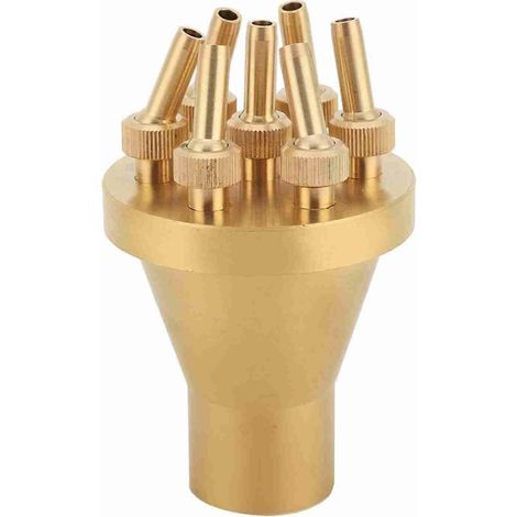 Buse de fontaine centrale droite double couche FNPT 1 pouce DN25 pour étang de jardin (1/4)