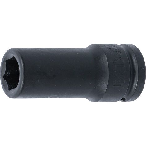 BGS Kraft-Steckschlüssel-Einsatz Sechskant tief Antrieb Innenvierkant 20 mm (3/4") SW 19 mm - 5719 (1/4)