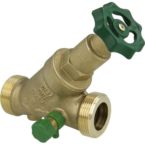 Vanne à passage direct 1 1/2’’ FM avec purge et avec broche non montante