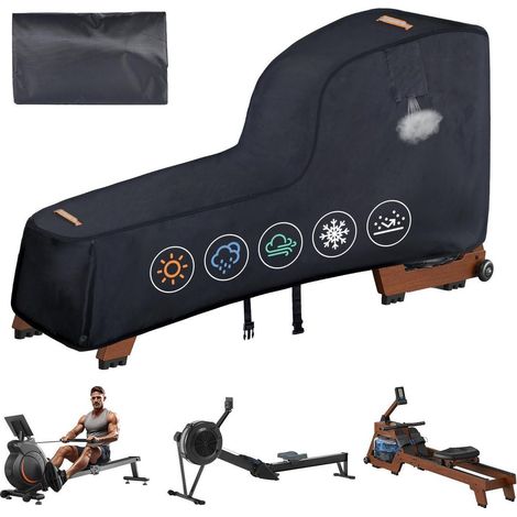 Housse de rameur universelle 420D, imperméable, protection extérieure, compatible Concept 2 (1/5)
