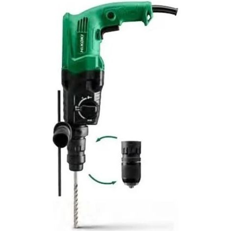 HiKOKI - Martillo combinado 730 W DH24PMHWSZ (1/4)