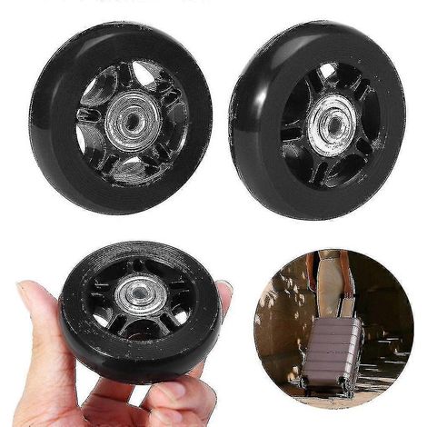 2 roues de rechange pour valise, 80 mm x 24 mm (1/2)