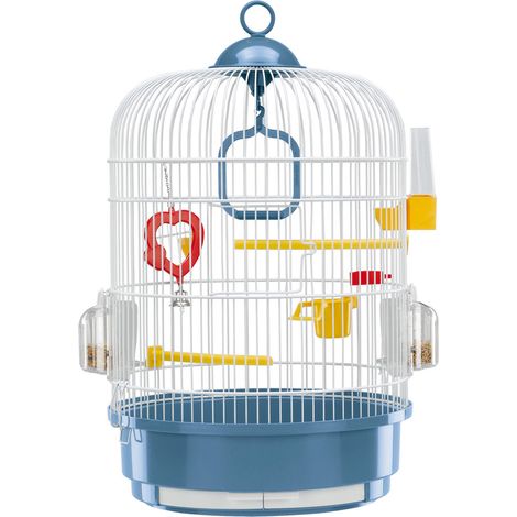 Ferplast REGINA FERPLAST Cage à Oiseaux REGINA : Design italien, accessoires inclus. Le paradis pour vos oiseaux.. Variante REGINA WHITE - Misure: Ø 32.5 x 49 cm - (1/4)