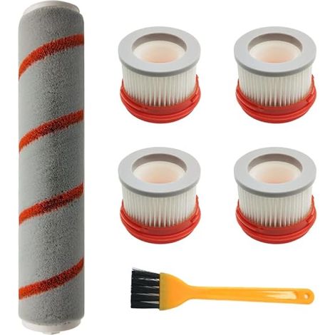 Kit de Pièces de Rechange YanBan pour Aspirateur Main sans Fil Xiaomi Dreame V9/V10 (4 Filtres HEPA + 1 Brosse) (1/5)