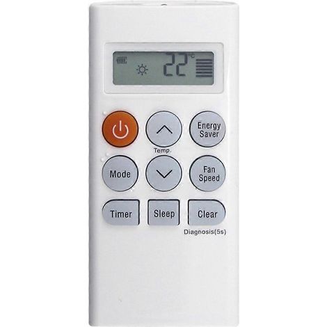 Télécommande de remplacement infrarouge sans fil pour climatiseur LG, portée de 10 m ( ) (1/5)