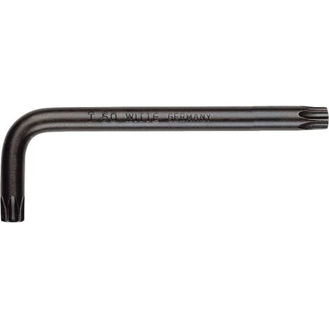 Clé Allen TORX pour distributeur automatique de billets avec pointe T30 et longueur de 111 mm pour une plus grande précision.
