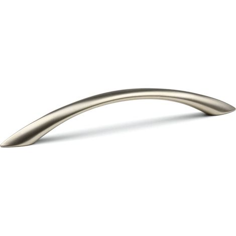 Maniglia per mobile Piombina 128 nichel opaco + viti SANS MARQUE