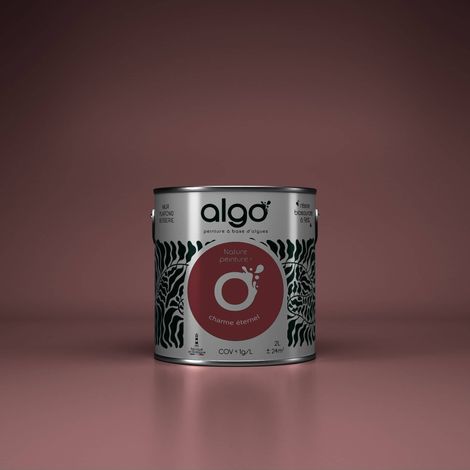 Peinture écologique Algo - Mauve Charme éternel - 0.5L / Satin