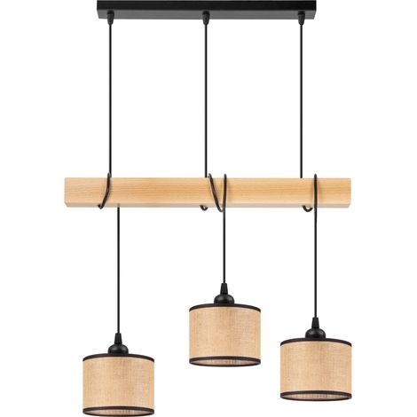 Lampe Tornado AM3PB Jute-Noir (1/5)