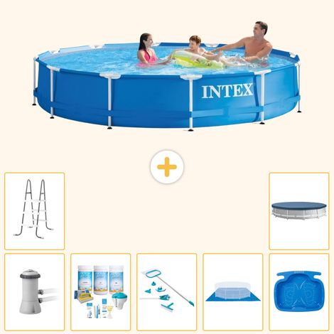 Intex Piscine Tubulaire Ronde - 366x76 cm - 8-pièces  S20476 (1/4)