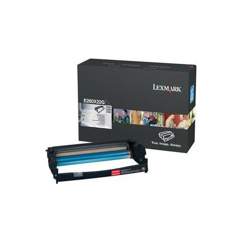 LEXMARK E260, E360, E460 Fotoleitereinheit Standardkapazität 30.000 Seiten 1er-Pack (E260X22G) (1/5)