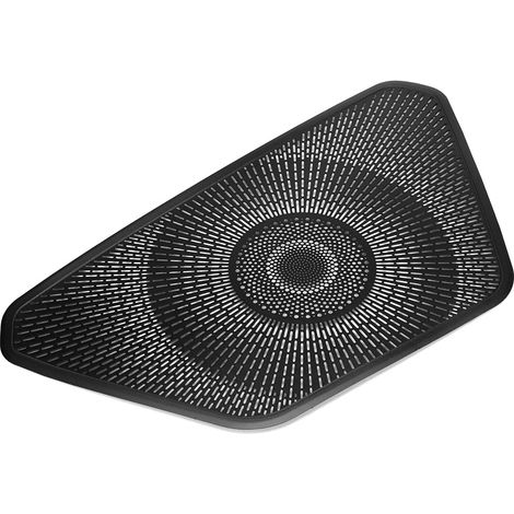Baguette de finition noire en alliage d'aluminium pour haut-parleur de console centrale, compatible avec les modèles BMW Série 3 G20 et G28 de 2020. (1/5)