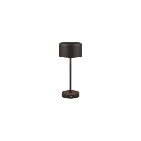 Trio Lighting Lámpara de sobremesa JEFF negra LED 1,5W 120lm 3000K táctil portátil USB IP20 (1/5)