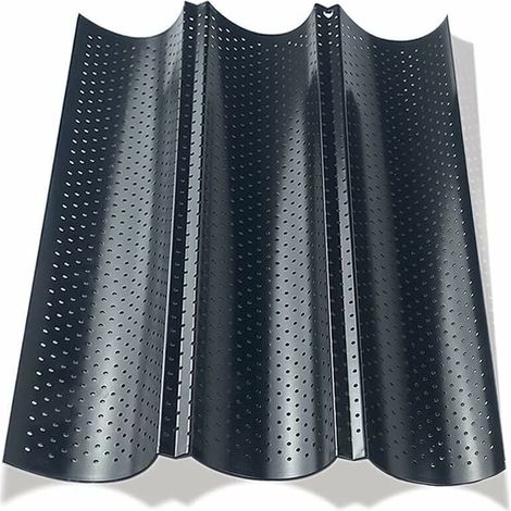 Moules À Pain, Moule Baguette, Moule A Baguette, Moule A Pain, Moule À Pain Français Pour 3 Baguettes Moulle À Baguette Moulle À Pain Perforé Pour La Cuisson Pain Français, Pain De Bâton Moul (1/4)