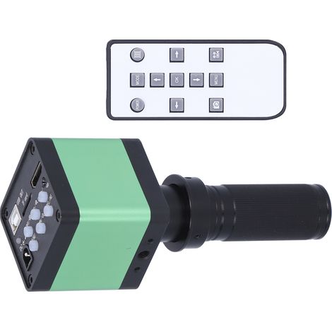 Caméra microscope numérique industrielle USB 4K 48MP, enregistreur vidéo 2K/1080P, prise UE 100-240V, pour inspection électronique et soudure (1/5)