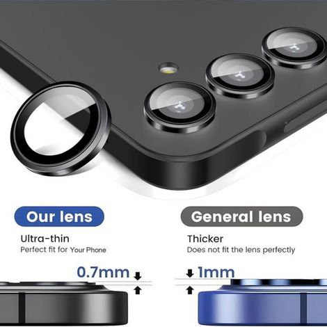 Caméra Arrière Protection Pour Samsung Galaxy A55/A35 5G Verre Trempé,Protecteur Objectif Lentille,9H Dureté Hd Définition An[F169] (1/4)