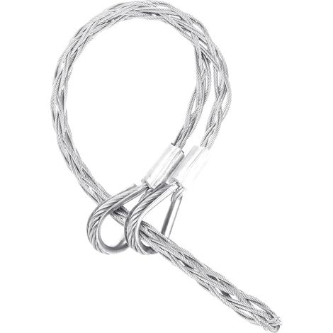 25-37mm Cable Socks Pulling Grip 0.73M Double Head Side Pulling Wire Mesh Puller Socks Grip Tools Pulling Galvanized Steel Wire Pulling (1/5)