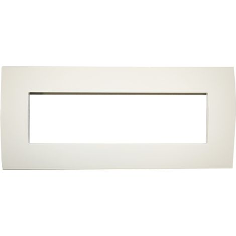 Placca 7 moduli colore sabbia abb chiara 2csk0702ch (1/2)