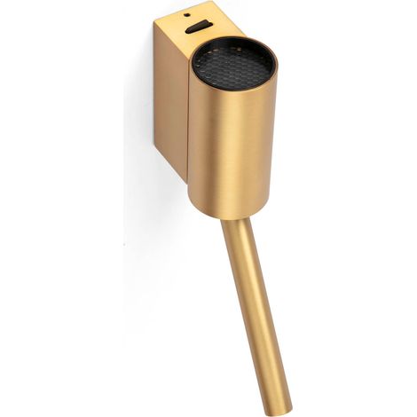 DANTE Aplique con lector oro LED 5W/3W 2700K (1/2)