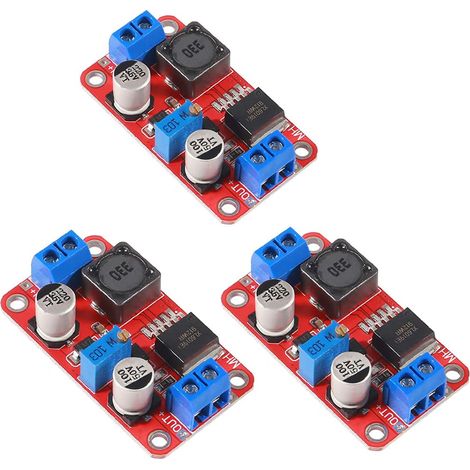 3pcs XL6019 (XL6009 Mis à niveau) Module d’alimentation élévateur élévateur DC-DC Sortie réglable 5V 12V 24V (1/5)
