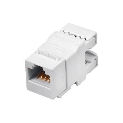 Connettore Keystone RJ45 UTP cat. 5E non schermato Q-lantec MKN-U5-1