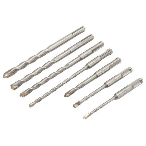 TrendLine Bohrer-Set SDS-Plus für Beton & Stein 7-teilig Betonbohrer (1/3)