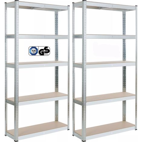 AREBOS Scaffalature Pesanti Scaffalature da Officina Scaffali da Ufficio MDF