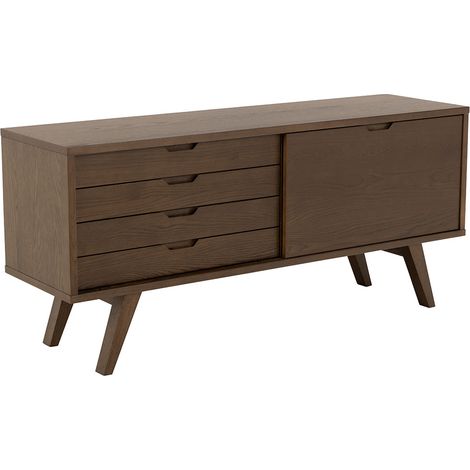 A-Line Sideboard 1 Tür 4 Schubladen 1 Regal Eichen Dekor.
