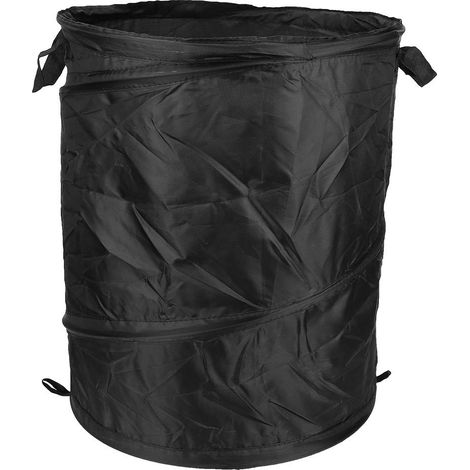Zusammenklappbarer Gartenabfalleimer – 1 Stück – Robustes Oxford-Gewebe – Tragbare Abfallentsorgung – Ideal für Camping, Picknick und Grillen – 41 x 41 x 47 cm (1/5)