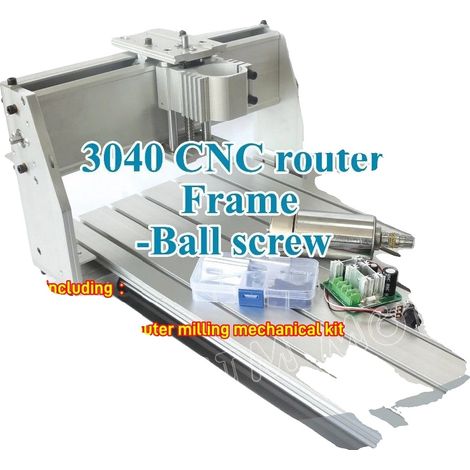Routeur CNC, Cadre en Aluminium, Design de Bureau, 3040-52MM Pince 2 (1/2)