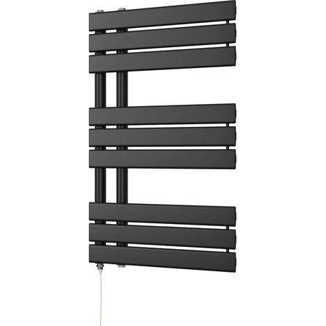 Tristan - Black Electric Towel Rail H816mm x W500mm 400w Standard (1/3)