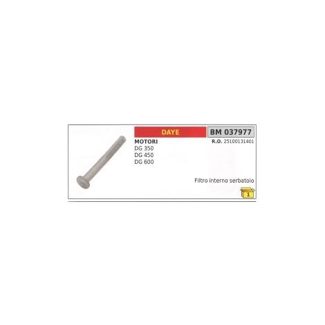 Kraftstofffilter im Tank DAYE DG 350 - DG 450 - DG 600 Rasenmäher