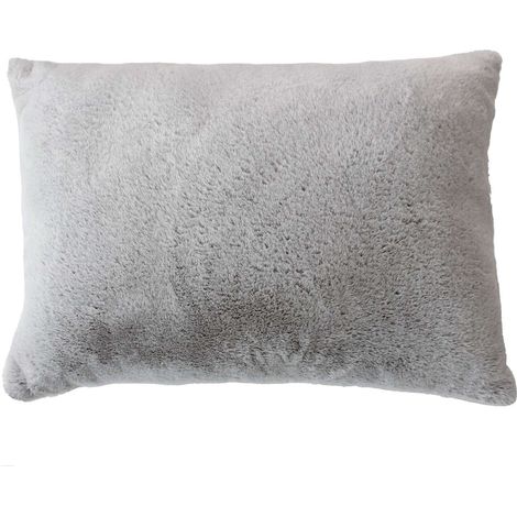 Coussin rectangulaire imitation fourrure AZURA (1/3)