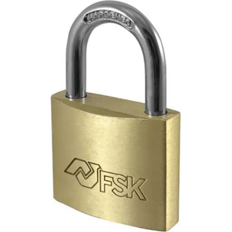 Cadenas ferrestock fskcan115 laiton 15 mm 3 clés