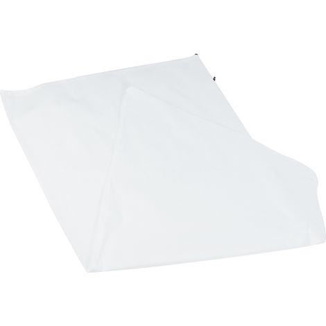 Sac de protection blanc pour plantes de jardin et de terrasse, protection contre le gel et pour l'automne et l'hiver, 1,2 x 1,8 m, avec cordon de serrage et boucle. (1/5)