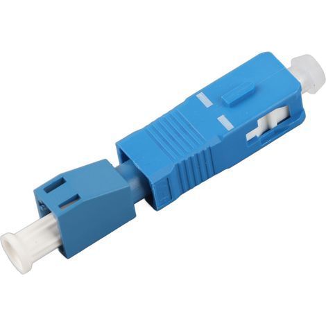 Convertisseur de fibre optique, adaptateur optique hybride, convertisseur de puissance durable léger SC mâle vers LC femelle pour équipement (1/5)