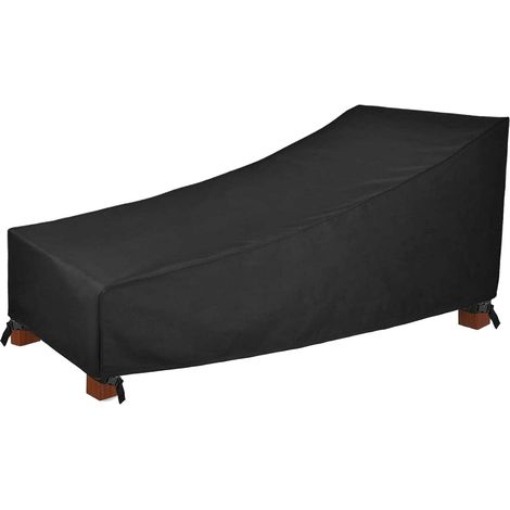 Protective Cover, Waterproof, Windproof, Anti-UV, 210D Oxford Fabric Protective Cover for Sun Lounger, Deckchair (210x75x40x80cm) (1/5)