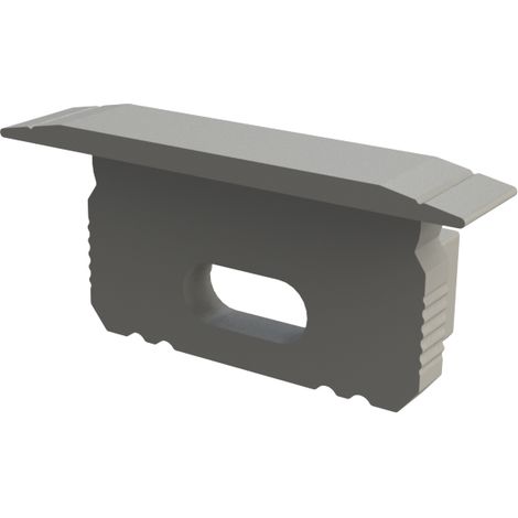 AL12-GLG2-AS-EC-O: GLG2 Endkappe grau mit Loch