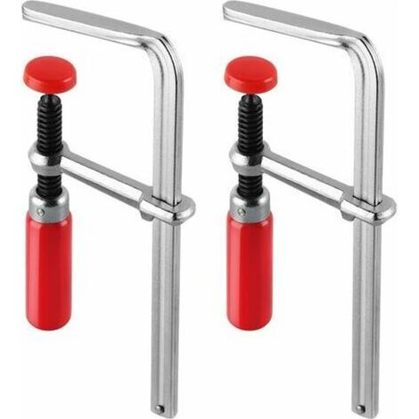Serre-jon pour rail de guidage – Lot de 2 pièces, dimensions 160 × 60 mm, compatible avec systèmes de rails de guidage et profilés industriels
