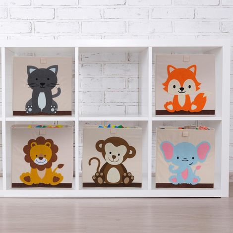 Caja de almacenamiento con motivo de elefante (1/5)